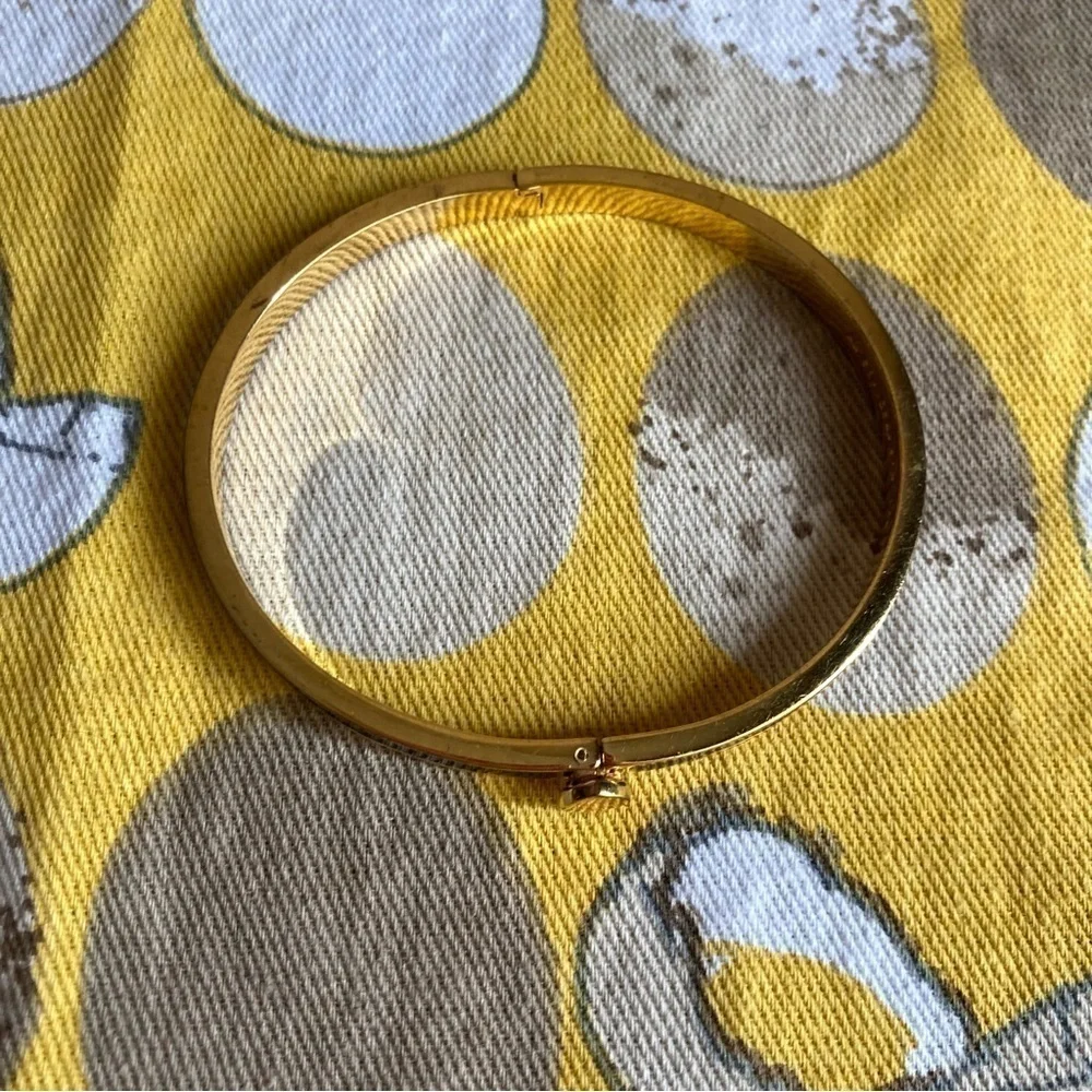 Kate Spade Heritage enamel black and gold bangle - Picture 7 of 13